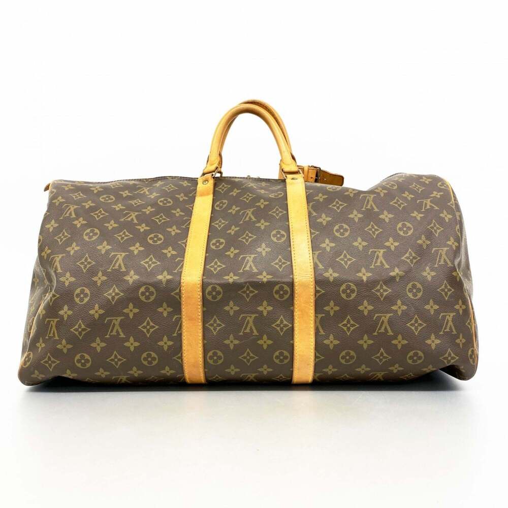 LOUIS VUITTON Brown Monogram Keepall 55 Boston Bag - Picture 14 of 14
